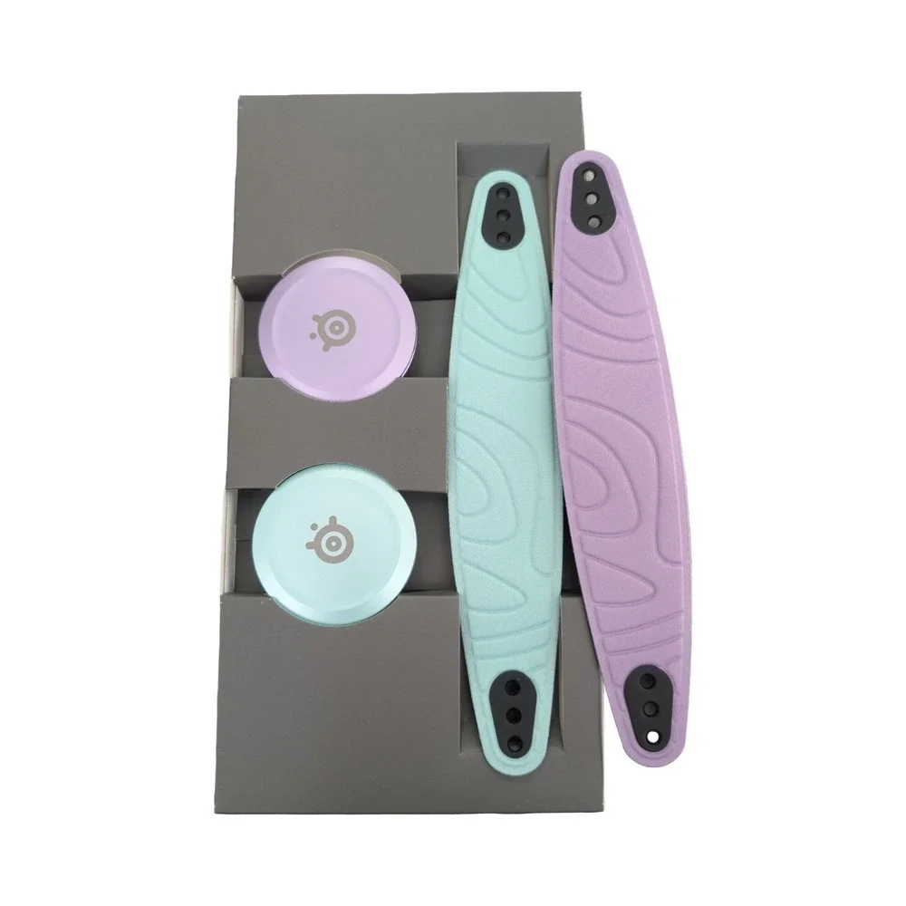 Z5O SteelSeries Arctis Nova Booster Duo Headband Speaker Plates Lilac & Mint OB